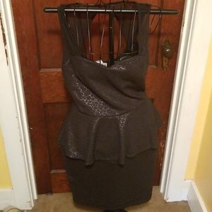 Janette plus 1xlg peplum dress